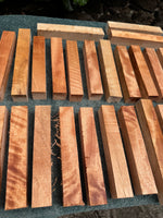 Queensland Maple pen blanks 6”x1”x1”