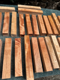 Queensland Maple pen blanks 6”x1”x1”