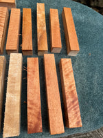 Queensland Maple pen blanks 6”x1”x1”
