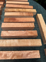 Queensland Maple pen blanks 6”x1”x1”