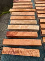 Queensland Maple pen blanks 6”x1”x1”
