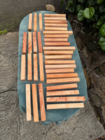 Queensland Maple pen blanks 7-10”x1”x1”