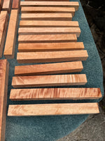 Queensland Maple pen blanks 7-10”x1”x1”