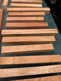 Queensland Maple pen blanks 7-10”x1”x1”