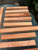 Queensland Maple pen blanks 7-10”x1”x1”