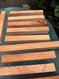 Queensland Maple pen blanks 7-10”x1”x1”