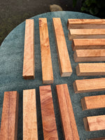 Queensland Maple pen blanks 7-10”x1”x1”