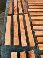 Queensland Maple pen blanks 7-10”x1”x1”