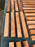 Queensland Maple pen blanks 7-10”x1”x1”