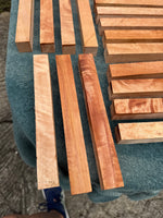 Queensland Maple pen blanks 7-10”x1”x1”