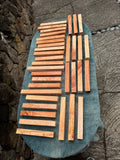 Queensland Maple pen blanks 7-10”x1”x1”