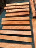 Queensland Maple pen blanks 7-10”x1”x1”