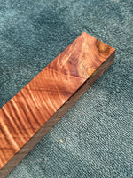 Curly Queensland Maple Knife Scale Blank 14 3/4”x2”x1”