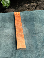 Curly Queensland Maple Knife Scale Blank 14 3/4”x2”x1”