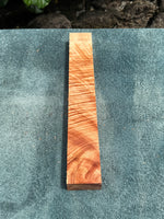 Curly Queensland Maple Knife Scale Blank 14 3/4”x2”x1”