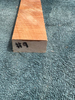 Curly Queensland Maple Knife Scale Blank 14 3/4”x2”x1”