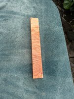 Curly Queensland Maple Knife Scale Blank 14 3/4”x2”x1”