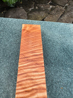 Curly Queensland Maple Knife Scale Blank 14 3/4”x2”x1”