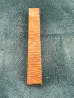 Curly Queensland Maple Knife Scale Blank 12.5”x1 3/4”x1”