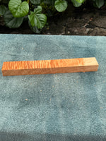 Curly Queensland Maple Knife Scale Blank 12.5”x1 3/4”x1”