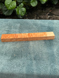 Curly Queensland Maple Knife Scale Blank 12.5”x1 3/4”x1”