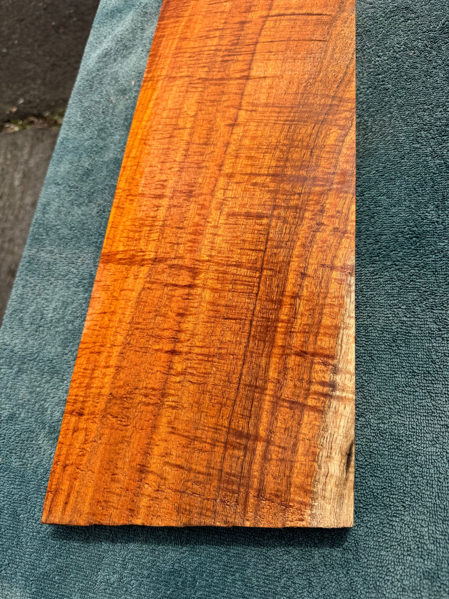 Curly Koa Board 29”x8”x1”