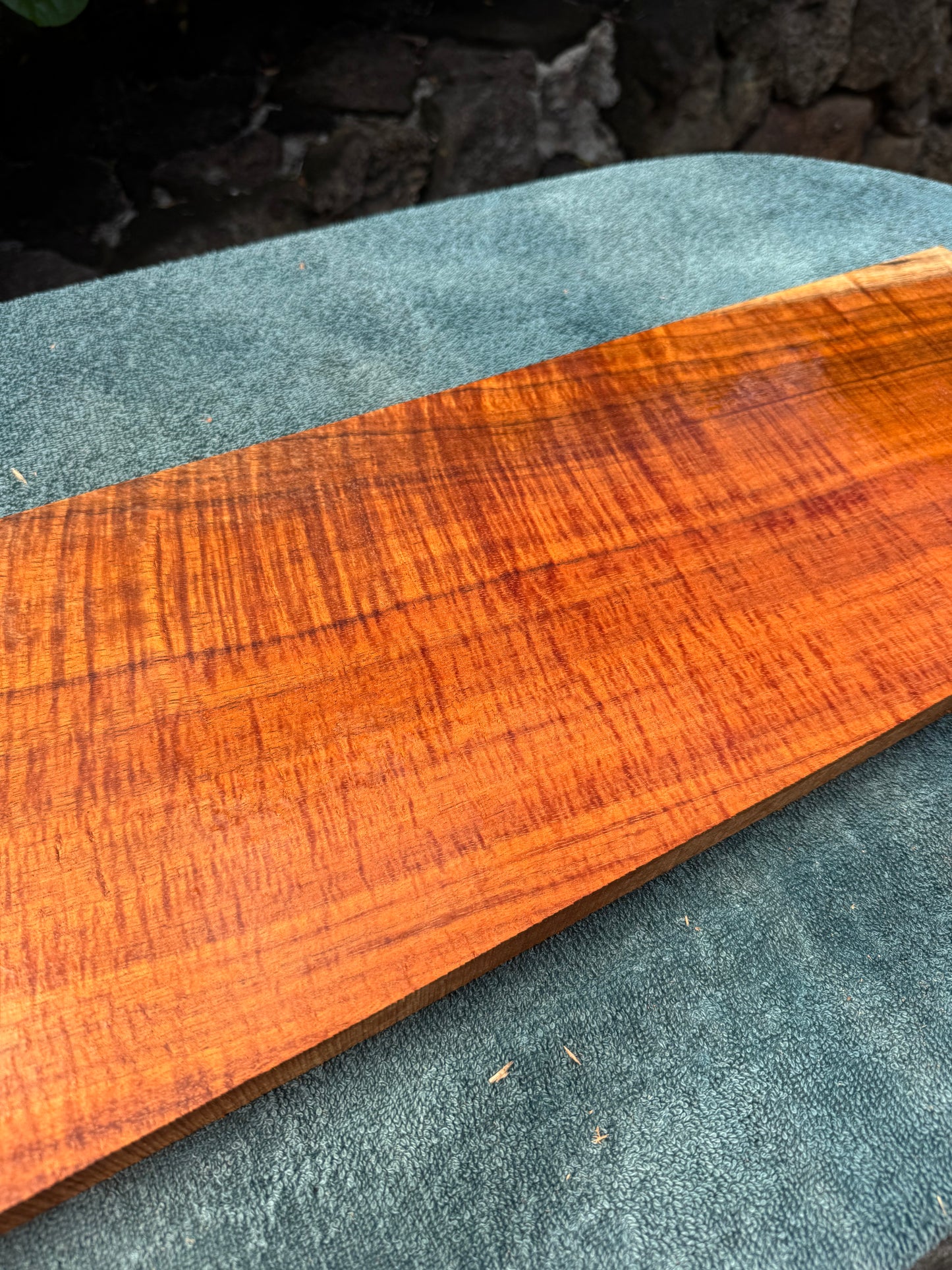 Curly Koa Board 29”x8”x1”