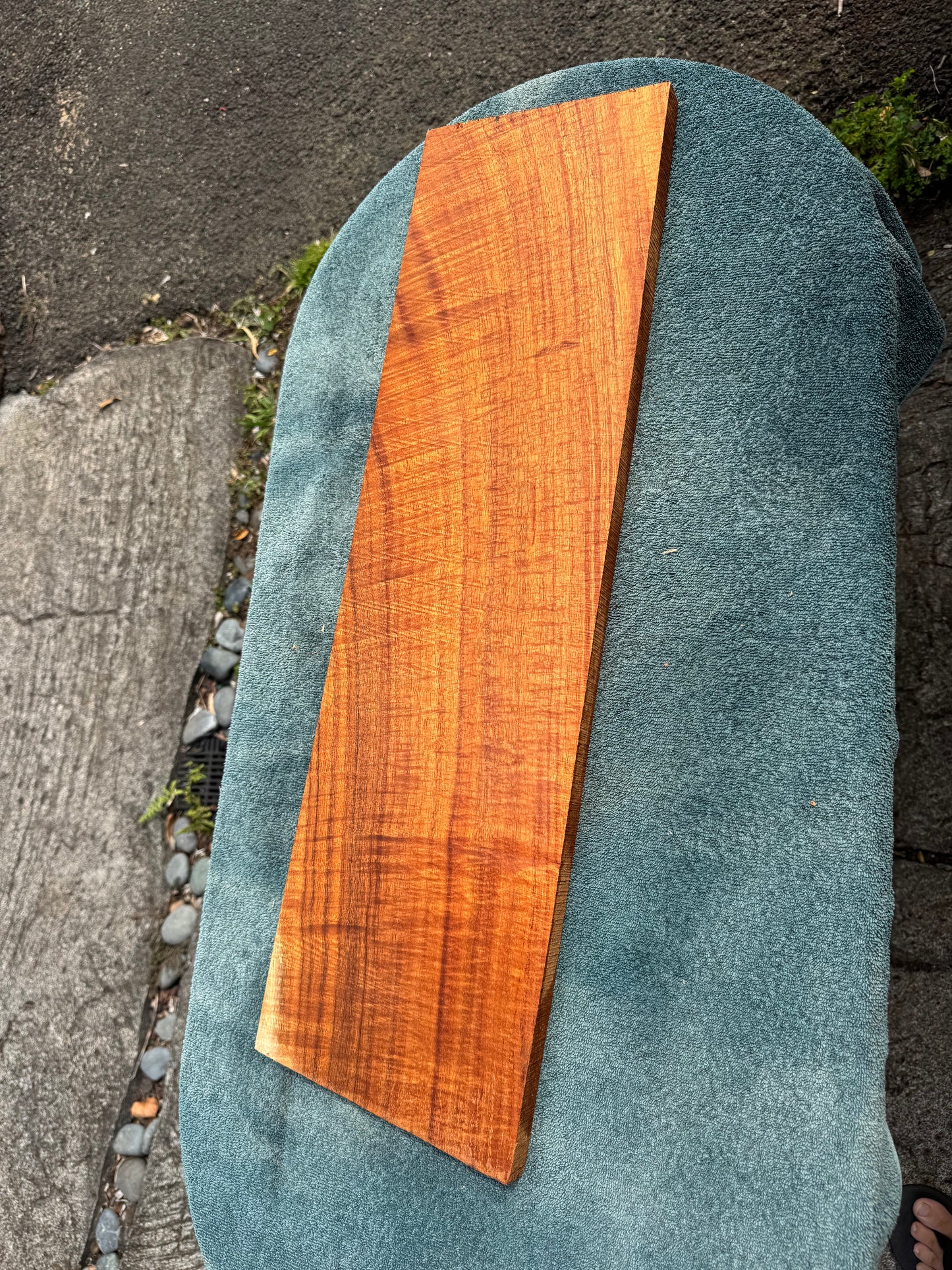 Curly Koa Board 29”x8”x1”
