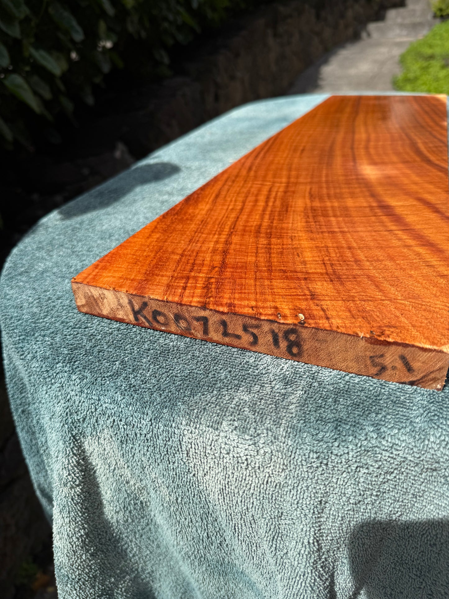 Curly Koa Board 29”x8”x1”