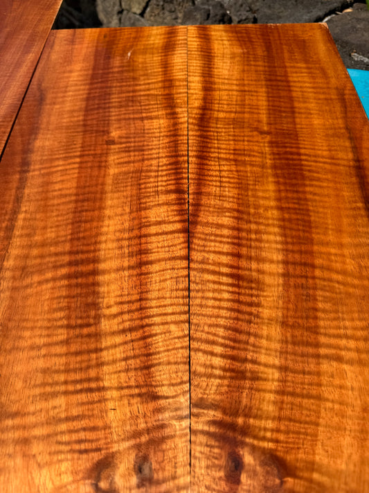 Premium Curly Koa Jumbo Guitar 4 piece set
