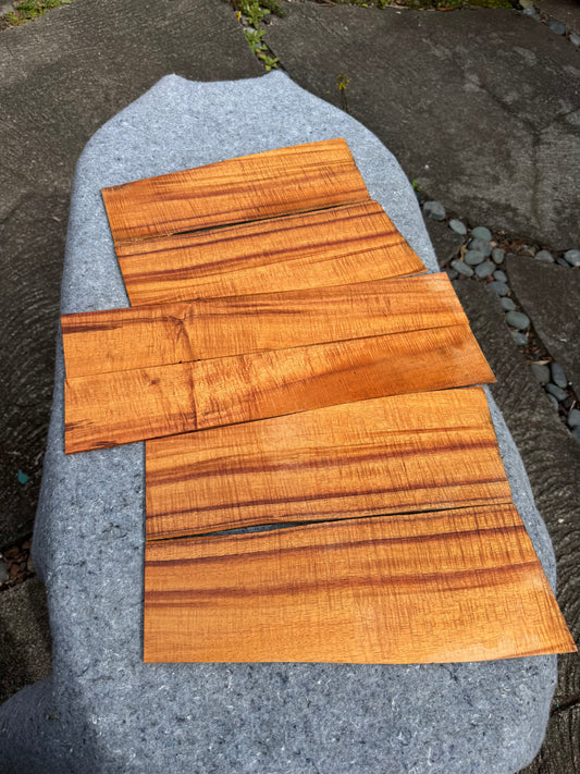 “The Oratorio” 4A Curly Koa Tenor Ukulele 6pc set