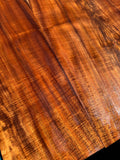 Premium curly Koa instrument grade cut offs 3@23 7/8”x8-8 3/4”x4mm