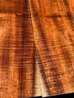 Premium curly Koa instrument grade cut offs 3@23 7/8”x8-8 3/4”x4mm