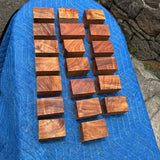 Curly Koa Bottle Stop Turning Blank