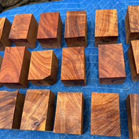 Curly Koa Bottle Stop Turning Blank
