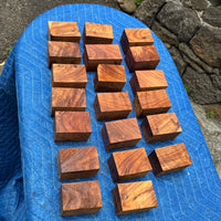 Curly Koa Bottle Stop Turning Blank