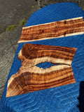 Premium Curly Koa 4 piece Tenor Ukulele set