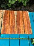 Bookmatched curly Koa 6@13.5”x3 1-4”x4mm