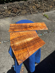 3A Curly Koa Jumbo Guitar 4 piece set