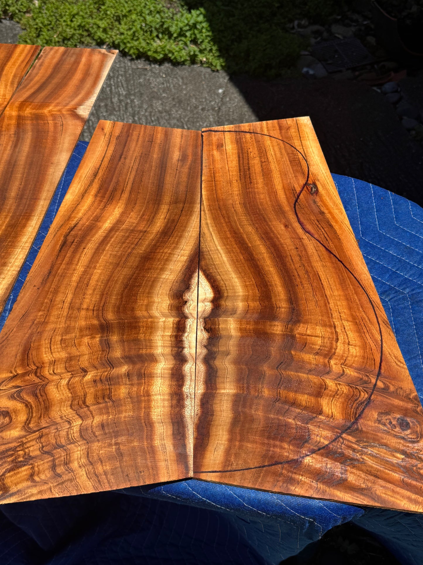 3A Curly Koa CI/000 Classical Guitar 4 piece set
