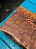 Curly Koa Live Edge Bowl Blank 10 3/4”x8”x2-4”