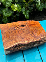 Curly Koa Live Edge Bowl Blank 10 3/4”x8”x2-4”