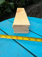 Norfolk Pine wood 10 pieces 13.5”x3”x4mm