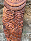 Koa Wood Carving Wall Hanging Art