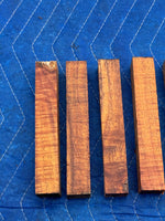 Curly Koa Pen Blanks 5@6”x1”x1”