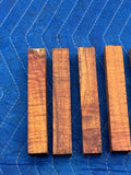 Curly Koa Pen Blanks 5@6”x1”x1”
