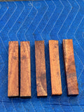 Curly Koa Pen Blanks 5@6”x1”x1”