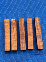 Curly Koa Pen Blanks 5@6”x1”x1”