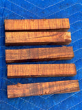Curly Koa Pen Blanks 5@6”x1”x1”