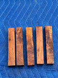 Curly Koa Pen Blanks 5@6”x1”x1”